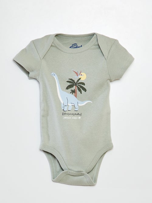 Pack de 2 bodies de manga corta 'Jurassic Park' 'Universal' - Kiabi