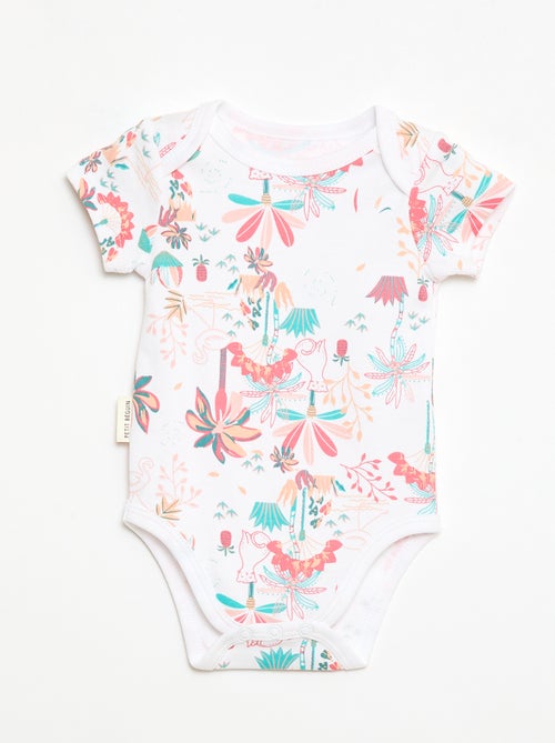 Pack de 2 bodies de manga corta - Kiabi