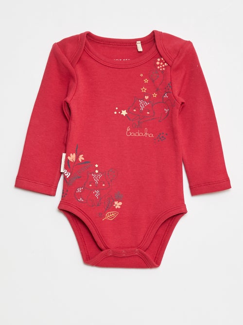 Pack de 2 bodies de manga larga - 2 piezas - Kiabi