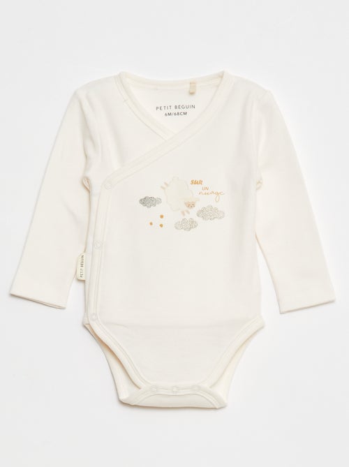 Pack de 2 bodies de manga larga - 2 piezas - Kiabi