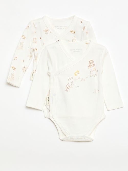 Pack de 2 bodies de manga larga - Kiabi