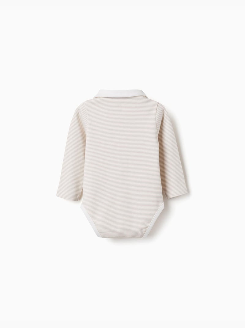 Pack de 2 bodies de manga larga de algodón Blanco - Kiabi