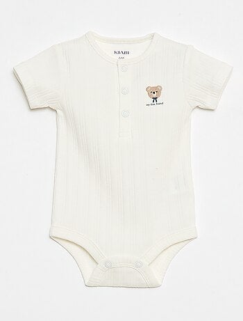 Pack de 2 bodies de punto canalé