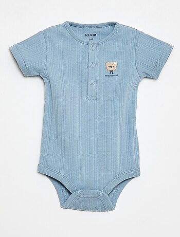 Pack de 2 bodies de punto canalé