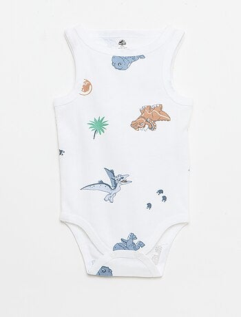 Pack de 2 bodies de tirantes 'Jurassic World'