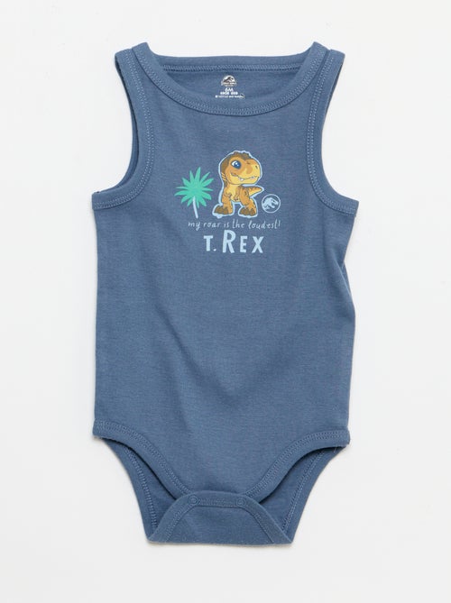 Pack de 2 bodies de tirantes 'Jurassic World' - Kiabi
