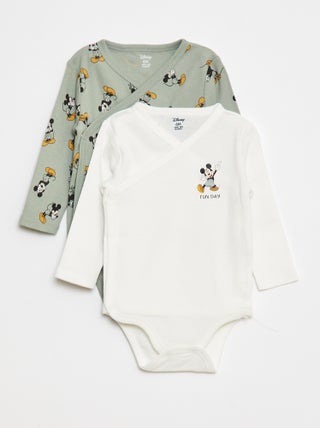 Pack de 2 bodies 'Disney' 'Mickey'