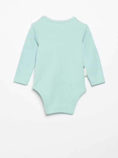 Pack de 2 bodies estampados 'Petit Béguin' - Kiabi