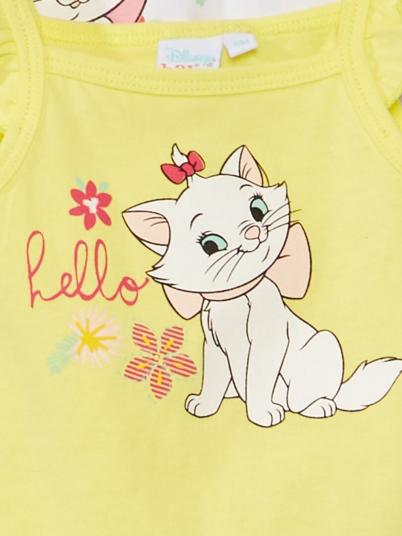 Pack de 2 bodies 'Marie' 'Disney' AMARILLO - Kiabi