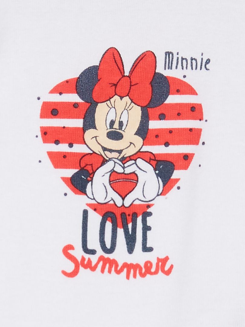 Pack de 2 bodies 'Minnie' de 'Disney' BEIGE - Kiabi