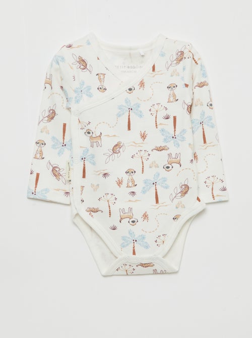 Pack de 2 bodies 'Petit Béguin' - Kiabi