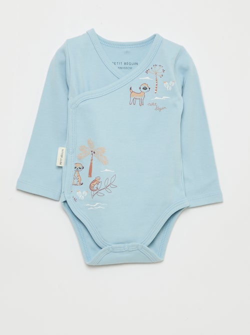 Pack de 2 bodies 'Petit Béguin' - Kiabi