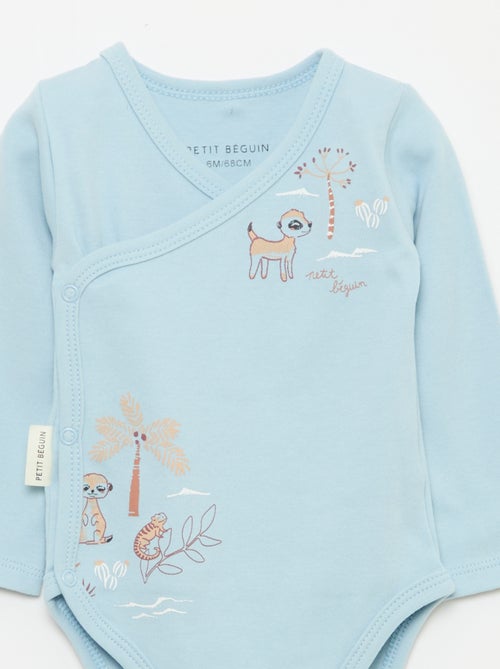 Pack de 2 bodies 'Petit Béguin' - Kiabi