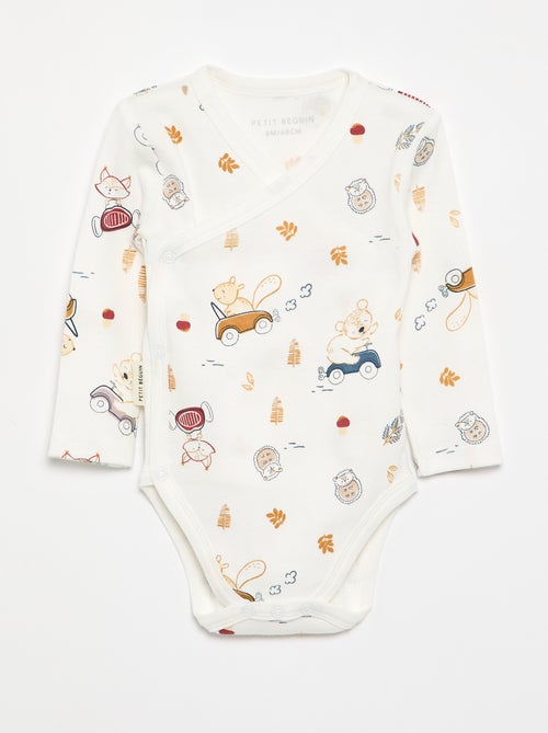 Pack de 2 bodies 'Petit Béguin' - Kiabi