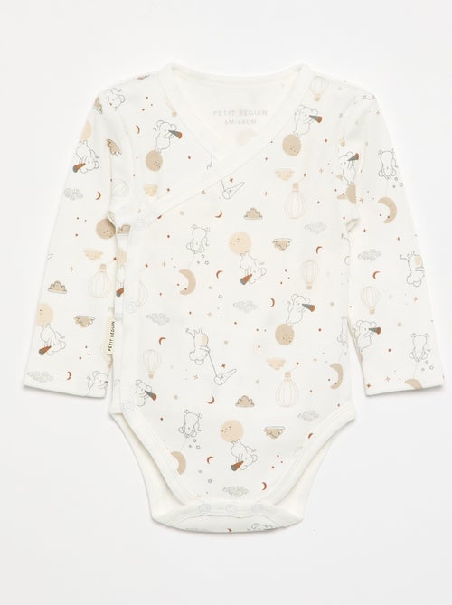 Pack de 2 bodies 'Petit Béguin' - Kiabi