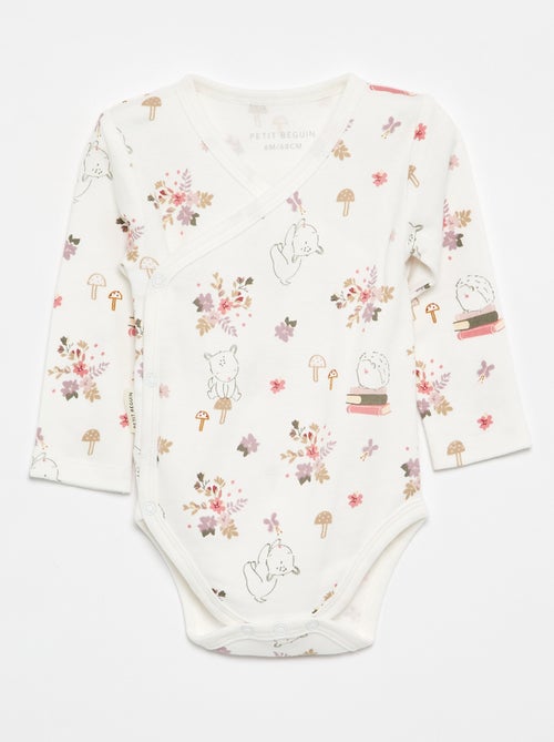 Pack de 2 bodies 'Petit Béguin' - Kiabi