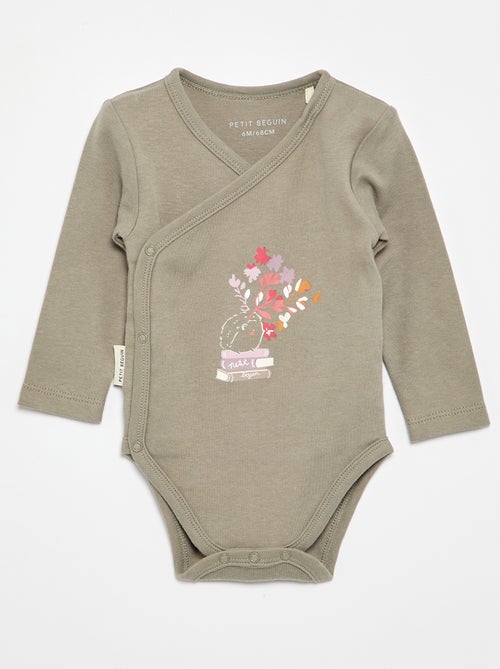 Pack de 2 bodies 'Petit Béguin' - Kiabi