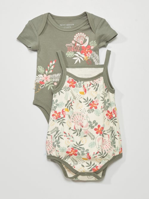 Pack de 2 bodies 'Petit Beguin' - Kiabi