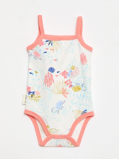 Pack de 2 bodies 'Petit Béguin' - Kiabi