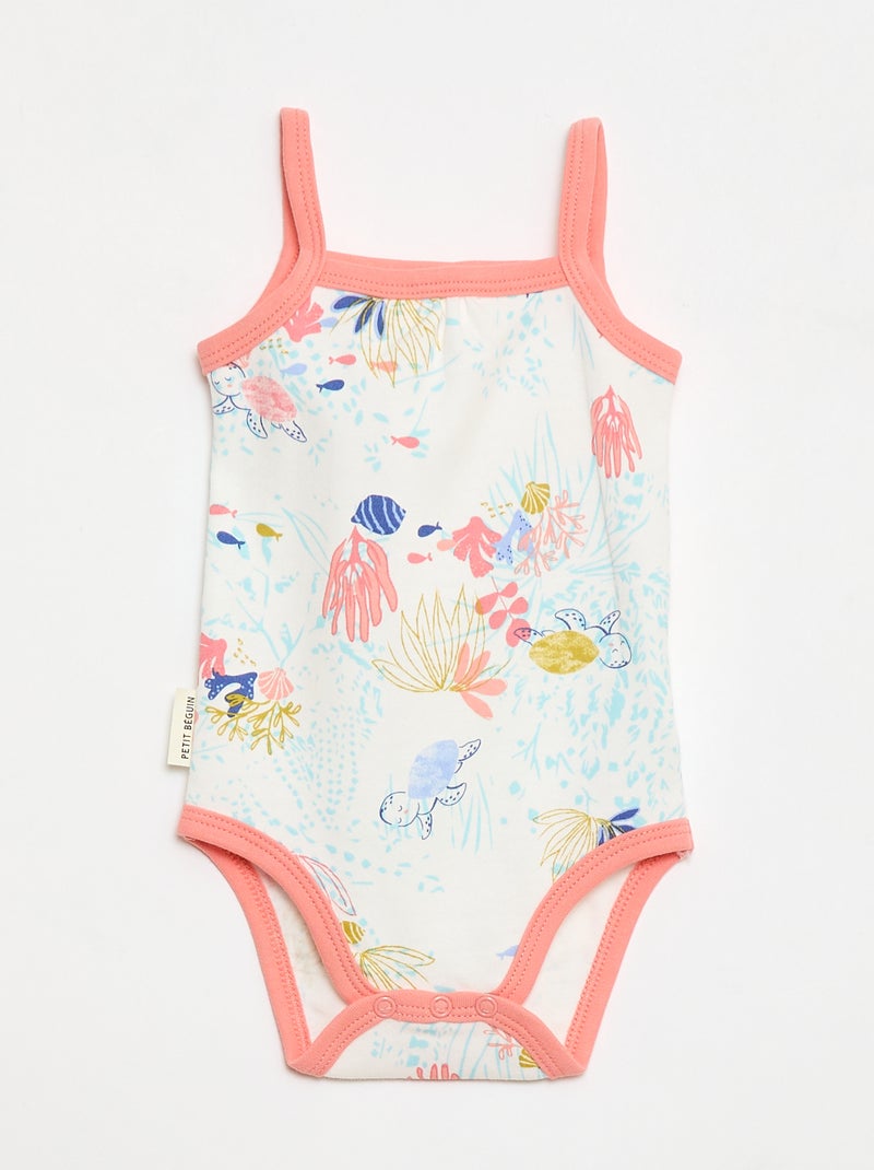 Pack de 2 bodies 'Petit Béguin' Rosa - Kiabi