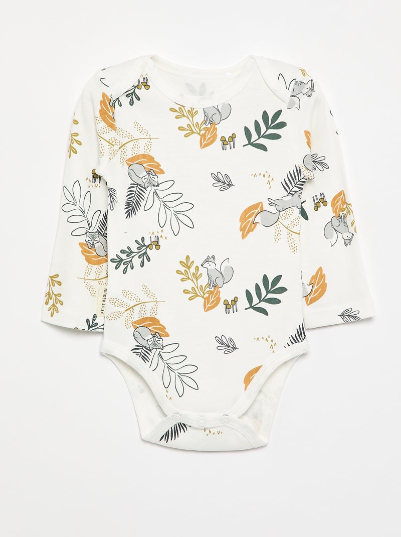 Pack de 2 bodies 'Petit Béguin' Verde - Kiabi