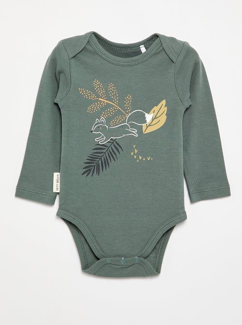 Pack de 2 bodies 'Petit Béguin' - Kiabi