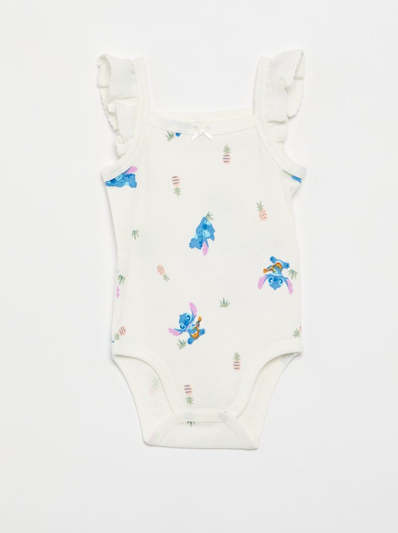 Pack de 2 bodies sin mangas 'Disney' Blanco - Kiabi