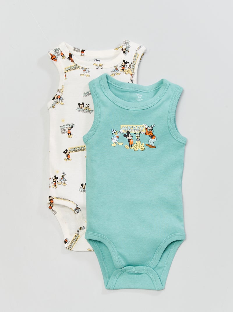 Pack de 2 bodies sin mangas 'Disney' mickey - Kiabi