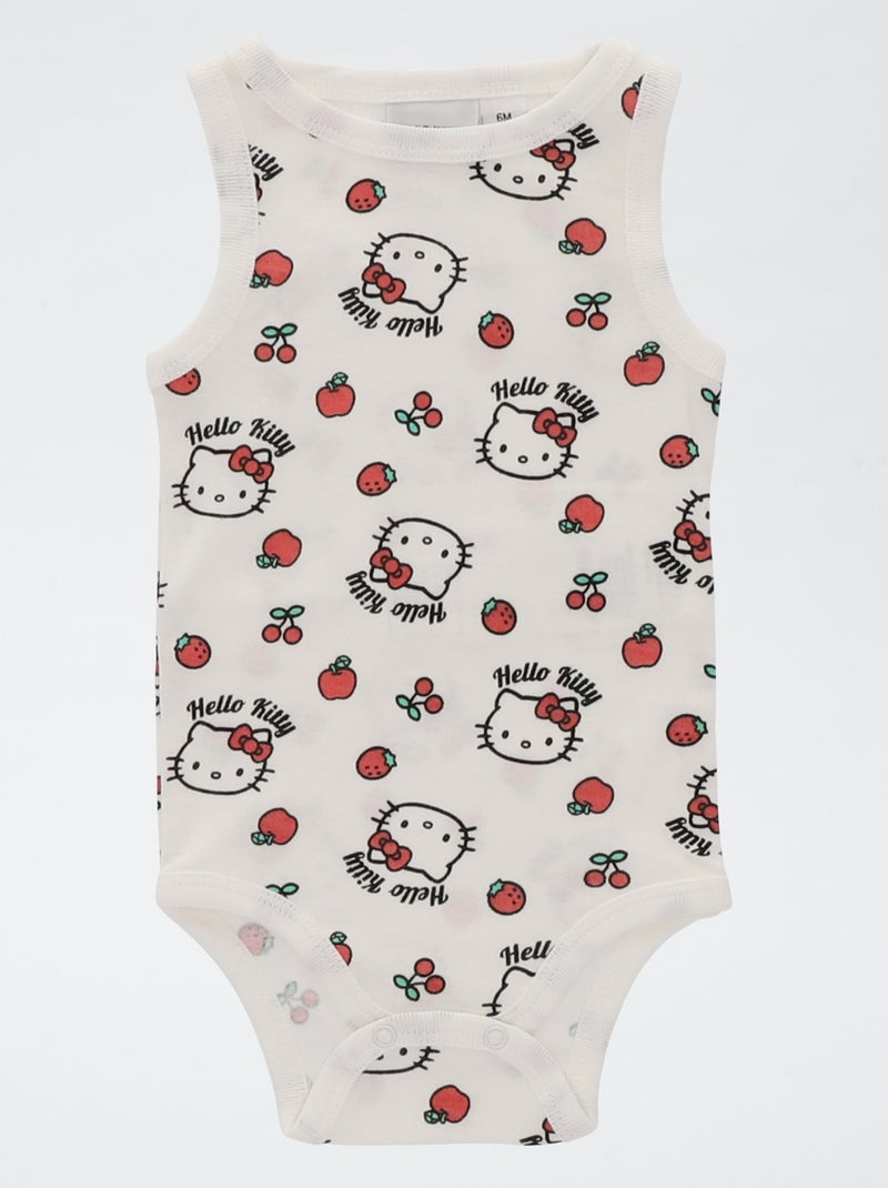 Pack de 2 bodies sin mangas 'Hello Kitty' Rosa - Kiabi