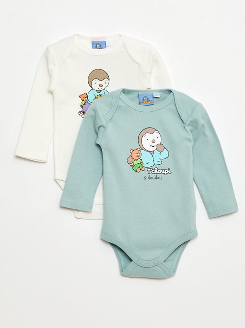 Pack de 2 bodies 'Tchoupi' - Kiabi