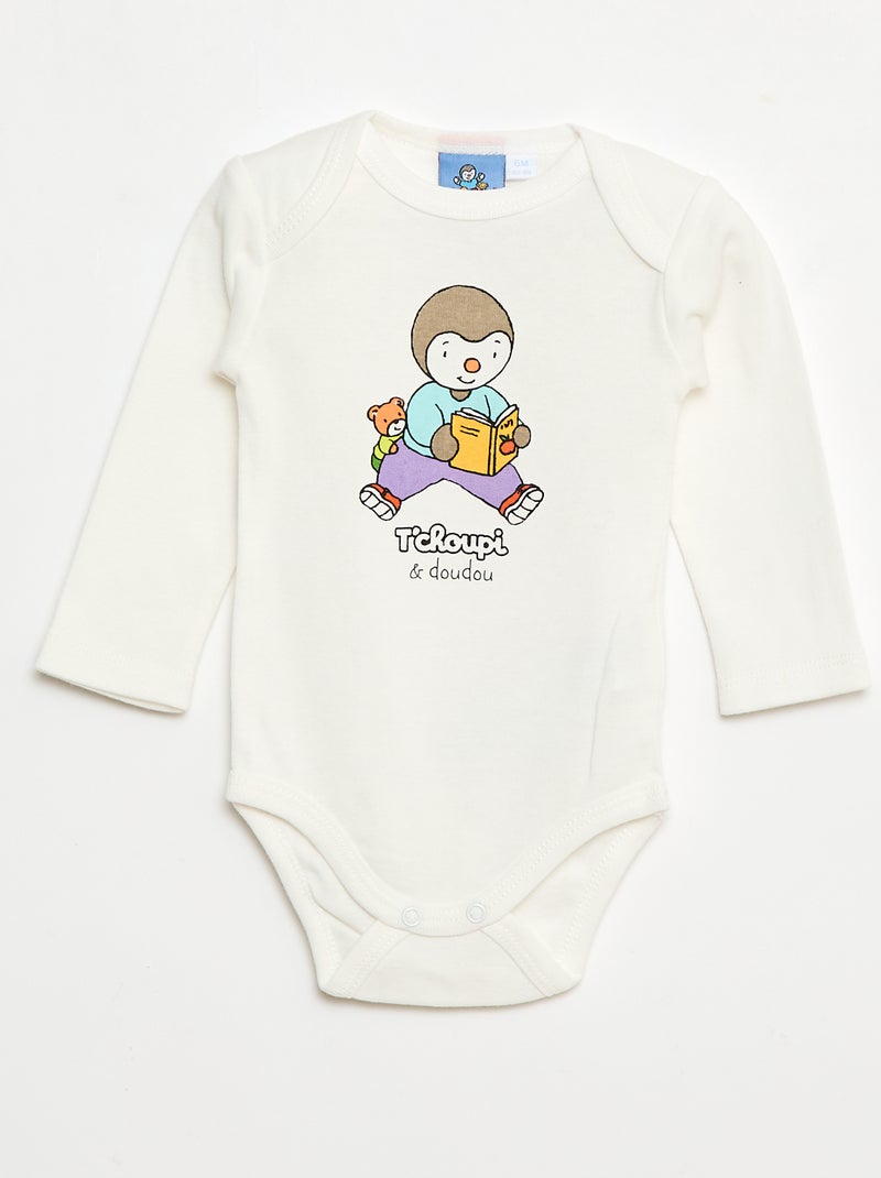 Pack de 2 bodies 'Tchoupi' Verde - Kiabi