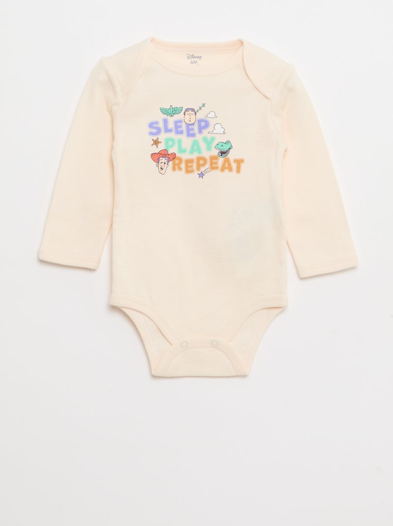 Pack de 2 bodies 'Toy Story' 'Disney' Beige - Kiabi