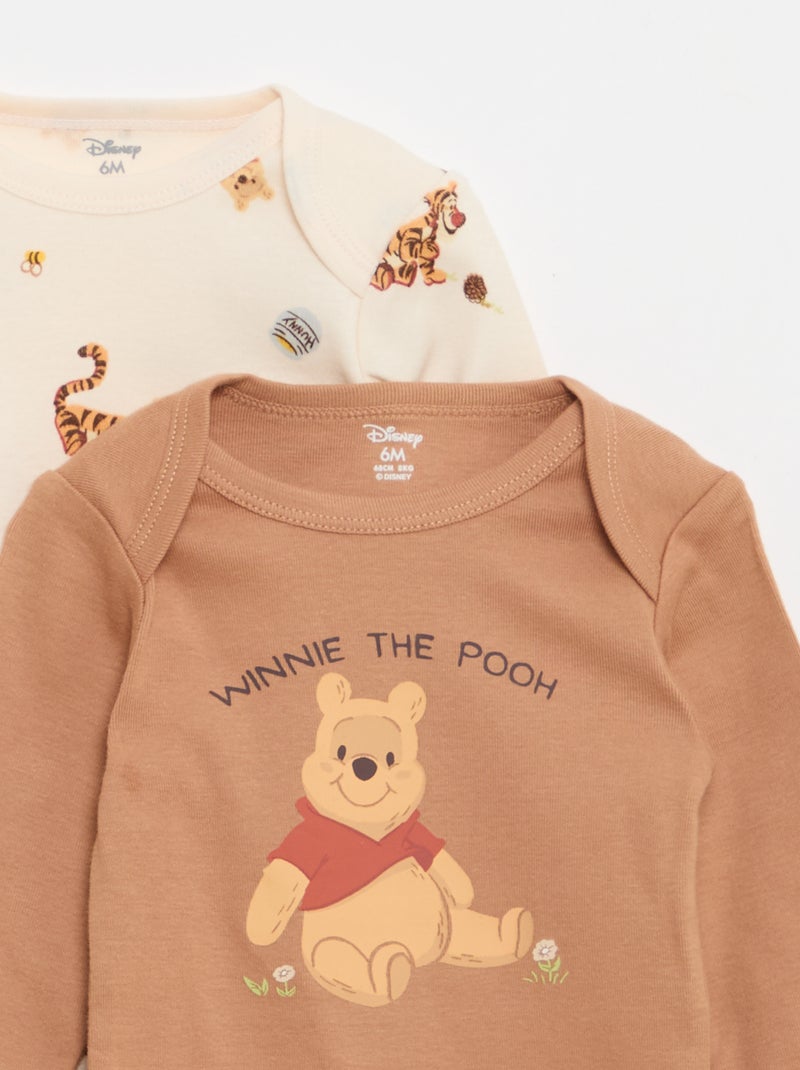 Pack de 2 bodies 'Winnie' 'Disney' Blanco - Kiabi
