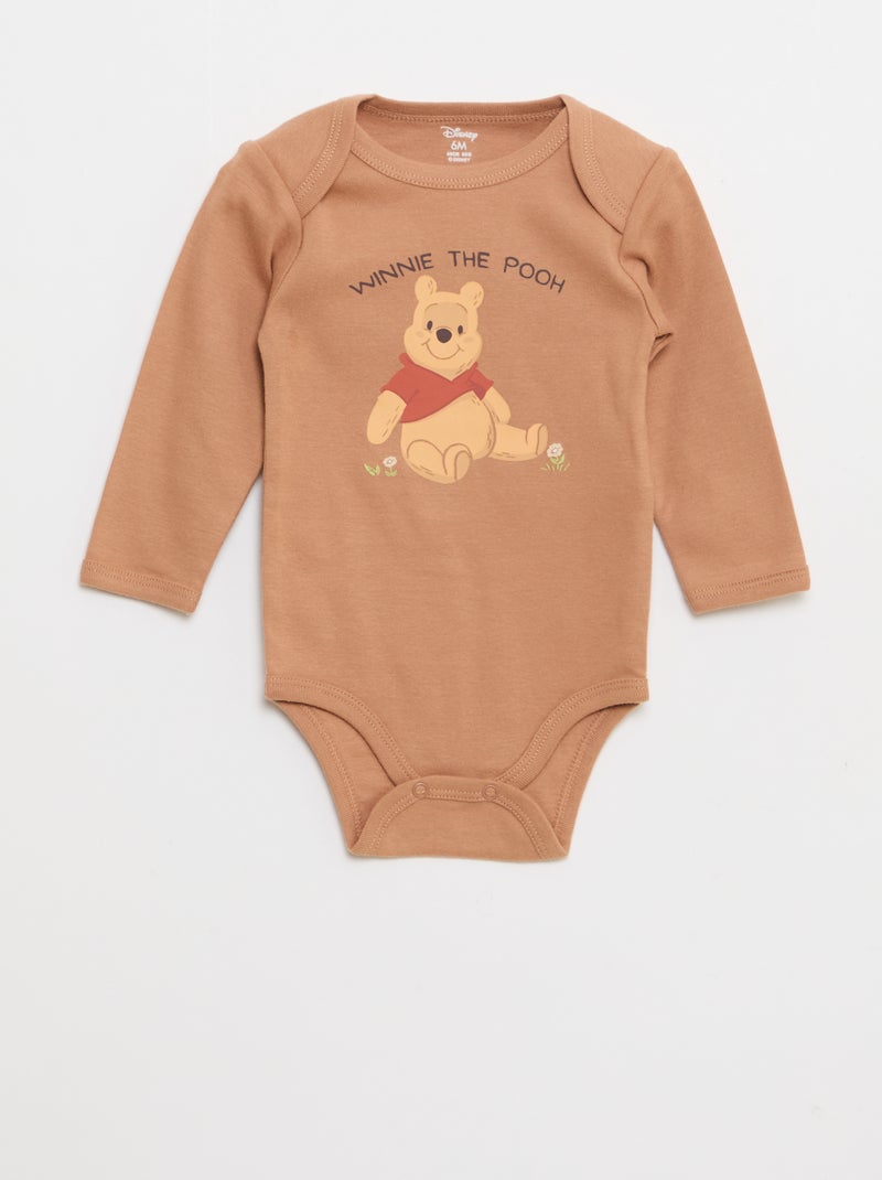 Pack de 2 bodies 'Winnie' 'Disney' Blanco - Kiabi
