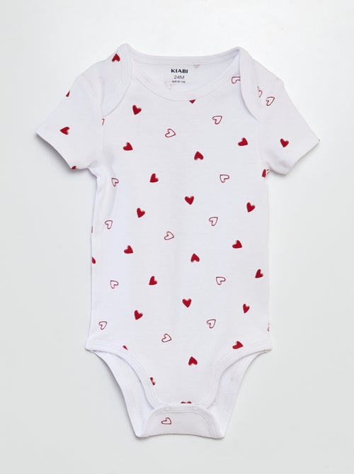 Pack de 2 bodis - San Valentín - Kiabi