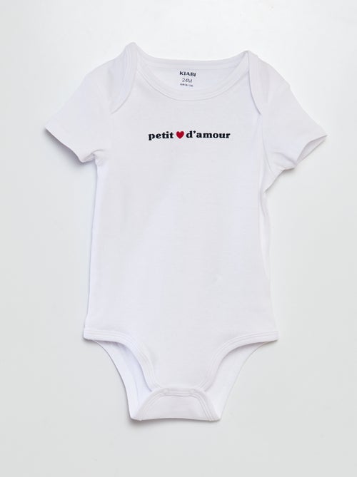 Pack de 2 bodis - San Valentín - Kiabi