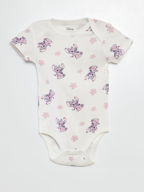 Pack de 2 bodis de manga corta 'Ángel' 'Disney' - Kiabi