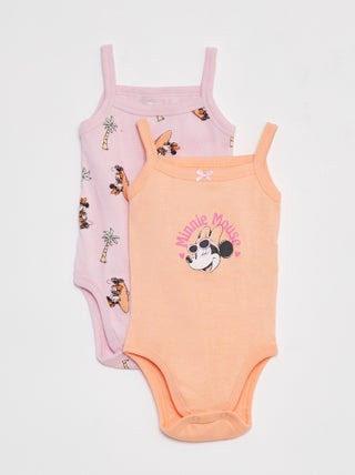 Pack de 2 bodis de tirantes finos 'Minnie'