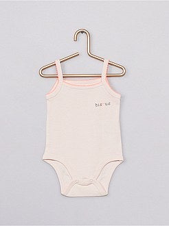 Pack de 2 bodis de tirantes - Kiabi