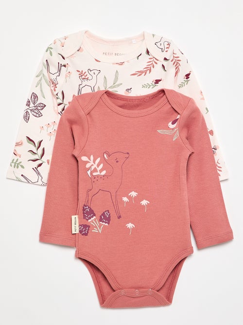 Pack de 2 bodis 'Petit Béguin' - Kiabi