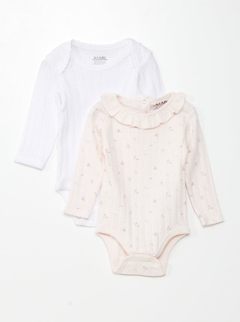 Pack de 2 bodis ROSA - Kiabi