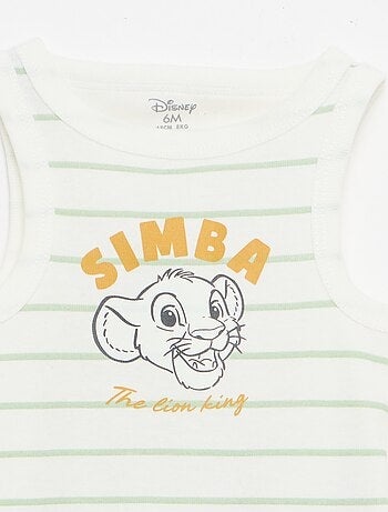 Pack de 2 bodis sin mangas 'Disney'