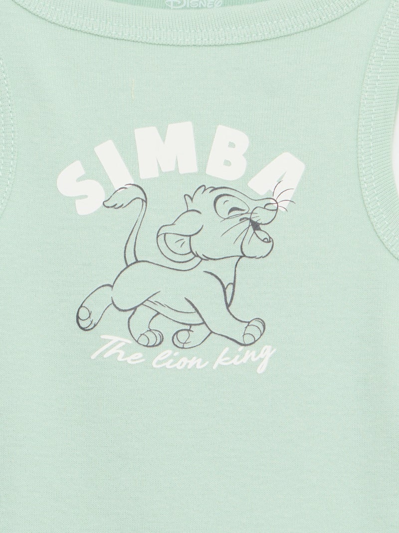 Pack de 2 bodis sin mangas 'Disney' Blanco - Kiabi