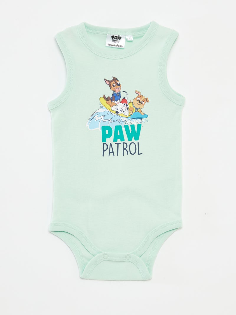 Pack de 2 bodis sin mangas 'La Patrulla Canina' AZUL - Kiabi