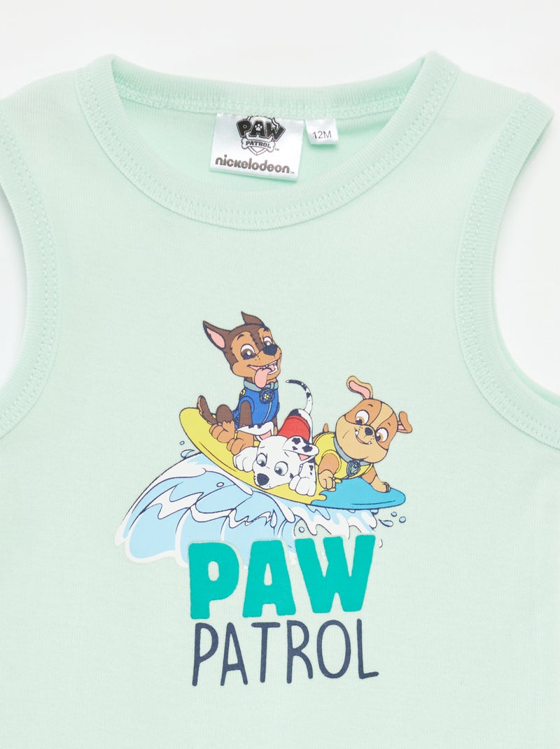 Pack de 2 bodis sin mangas 'La Patrulla Canina' AZUL - Kiabi