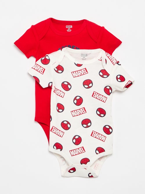 Pack de 2 bodys 'Spider-Man' 'Marvel' - Kiabi