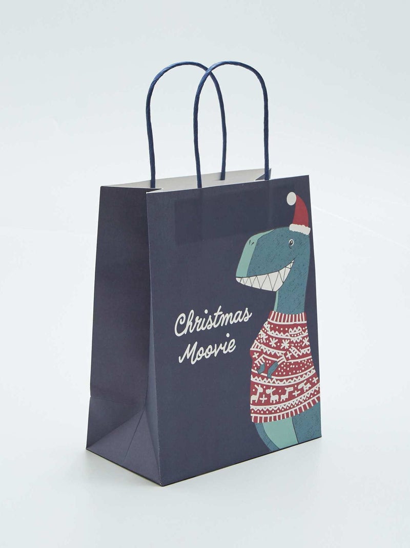 Pack de 2 bolsas de regalo de Navidad MARRON - Kiabi
