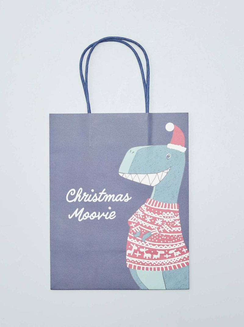 Pack de 2 bolsas de regalo de Navidad MARRON - Kiabi