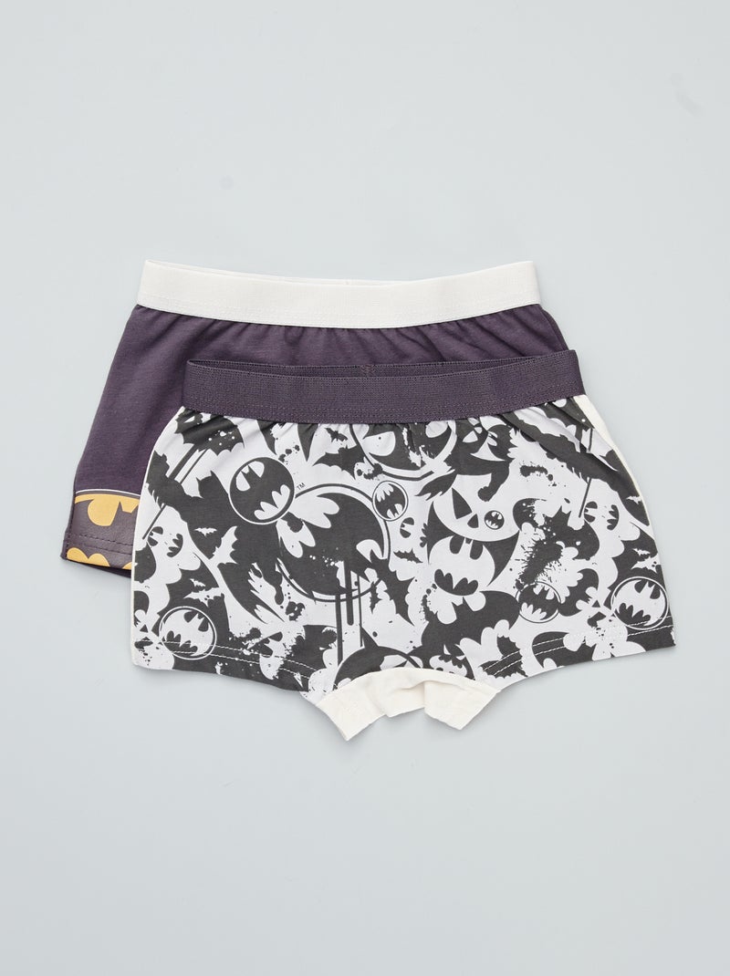Pack de 2 boxers - 'Batman' NEGRO - Kiabi