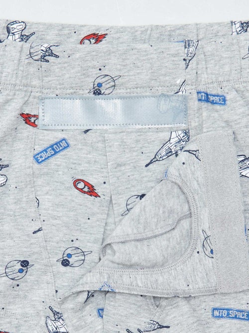 Pack de 2 bóxers con velcro - colección fácil de poner - Kiabi